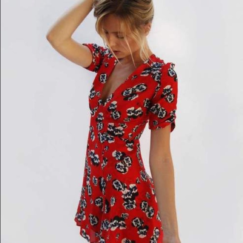 Realisation Par Ozzie dress pansy print XS